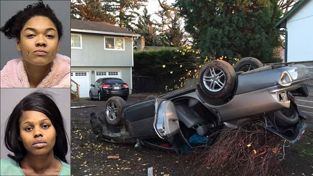 Police: Forever 21 shoplifters caught after flipping car near Clackamas Town Center