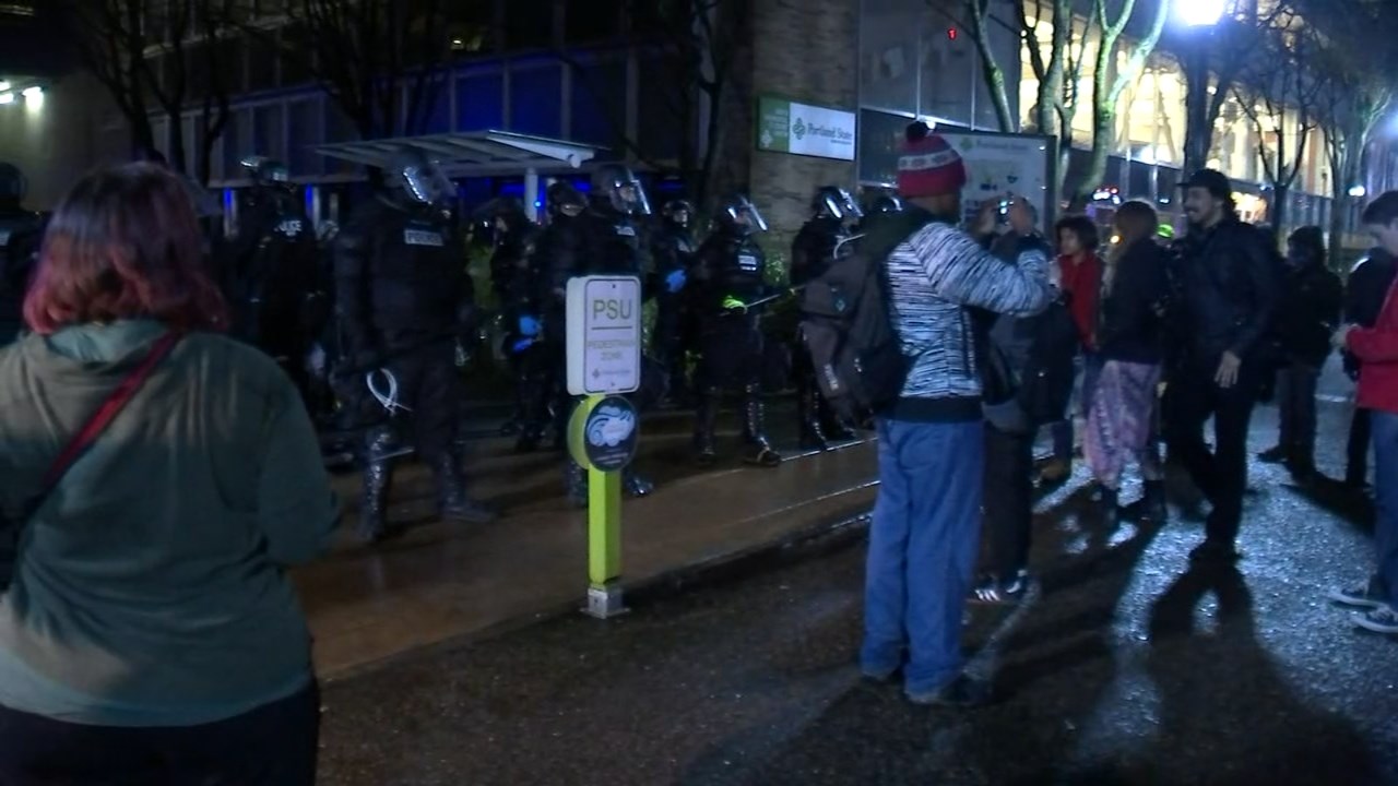 Protesters demand justice for teen killed by Portland police, one person arrested