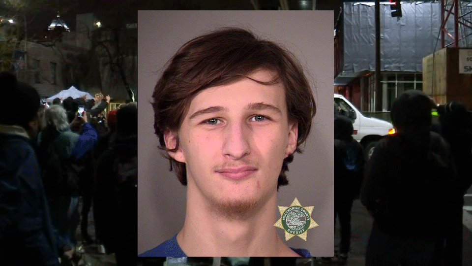 One man arrested on riot charge after Thursday night’s protest