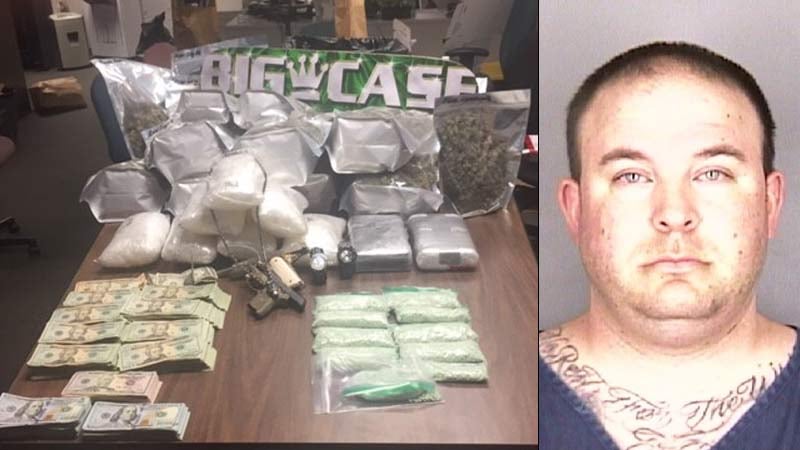 Police: Salem drug bust leads to 17 pounds of meth, 5 pounds of cocaine