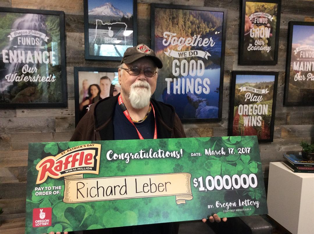 Clackamas man wins $1 million St. Patrick's Day Raffle