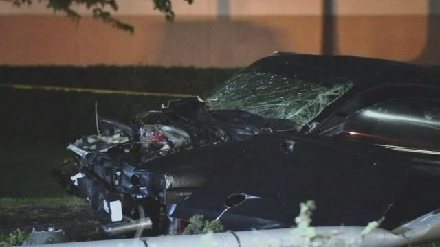 Police: One injured in street racing crash on Marine Drive