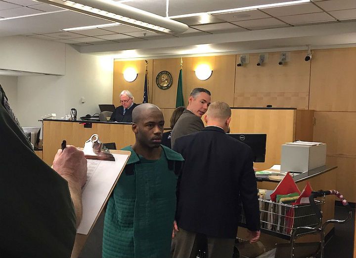 Gregory Wright appeared in Clark County Superior Court on Friday. (Photo courtesy of The Columbian newspaper).
